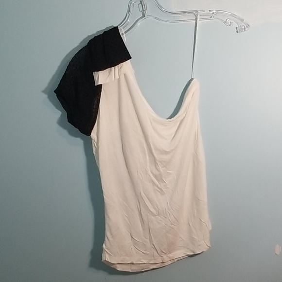 Costa Blanca one shoulder dot mesh sleeve XL - Picture 2 of 10